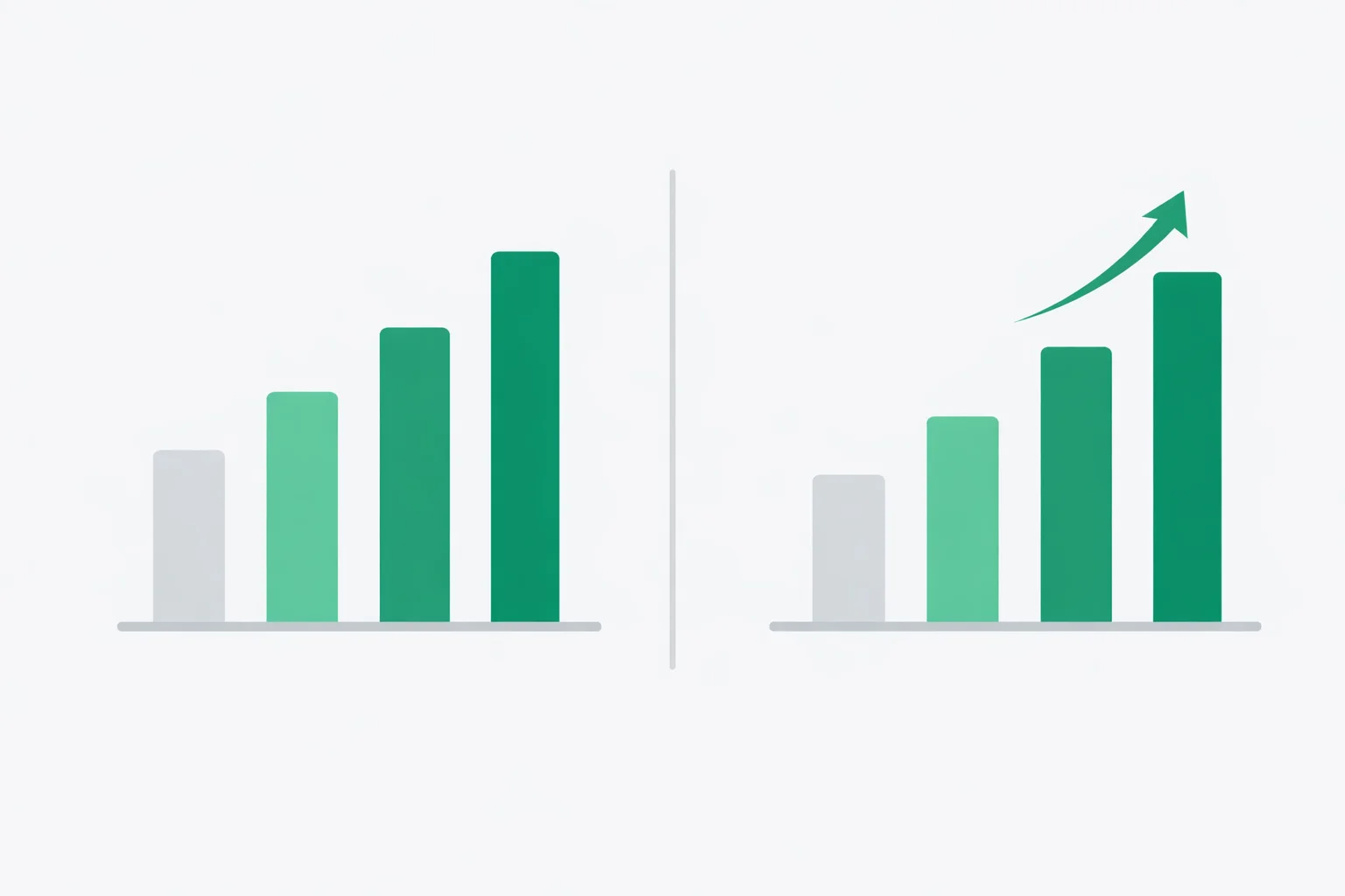 Effective interest rate comparison chart showing how nominal rates convert to higher effective rates across daily, monthly, quarterly, and annual compounding frequencies