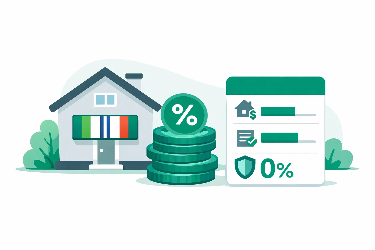 VA loan calculator showing funding fee tiers, zero down payment, and a no-PMI monthly payment breakdown compared with conventional and FHA loans